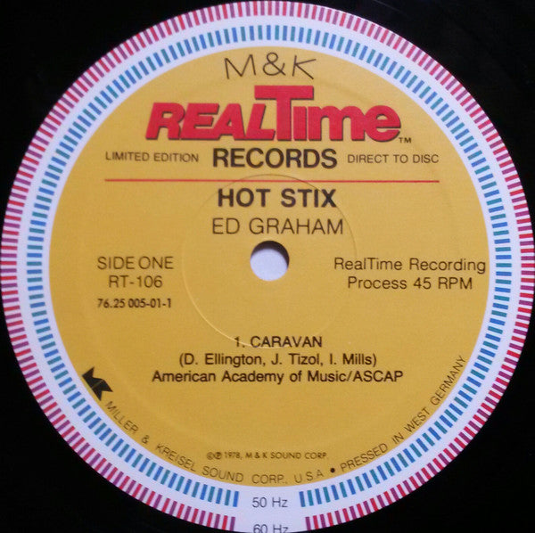 Ed Graham (2) - Hot Stix (12"", Album, Ltd, Yel)