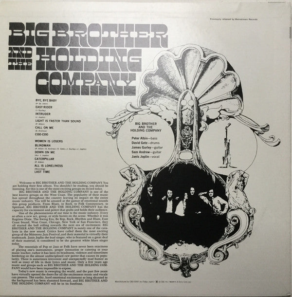 Big Brother & The Holding Company - Big Brother & The Holding Compa...