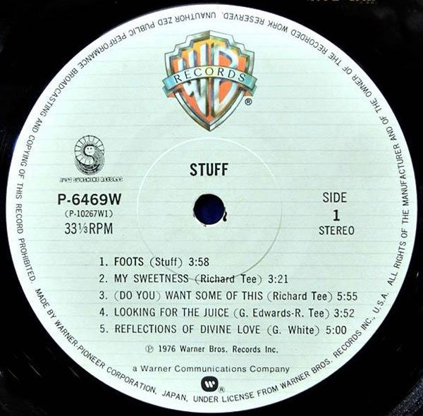 Stuff (2) - Stuff (LP, Album, RE)