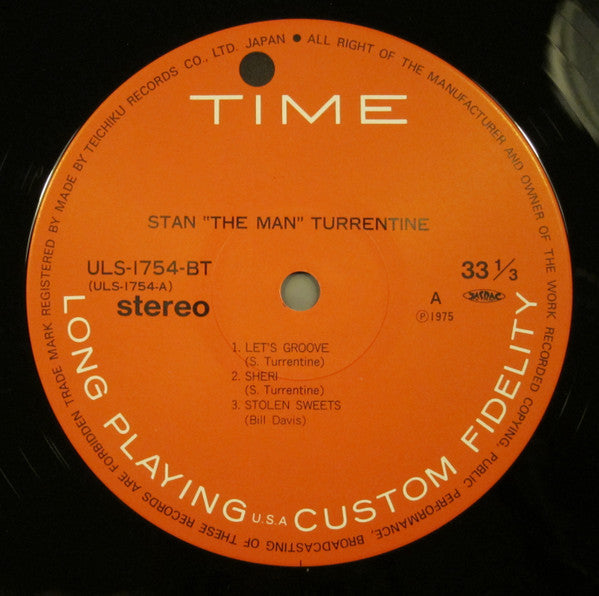 Stan Turrentine* - Stan ""The Man"" Turrentine (LP, Album)
