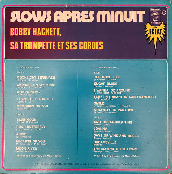 Bobby Hackett - After Midnight Ballads (2xLP, Gat)