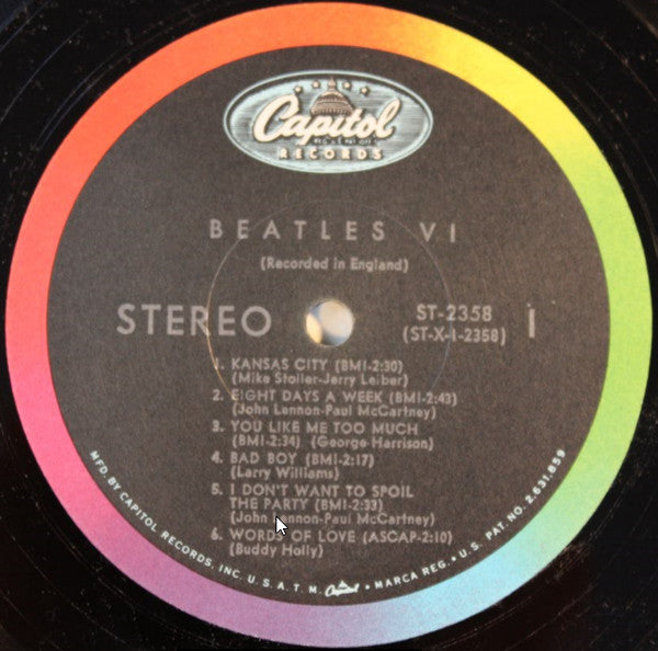 The Beatles - Beatles VI (LP, Album, Scr)