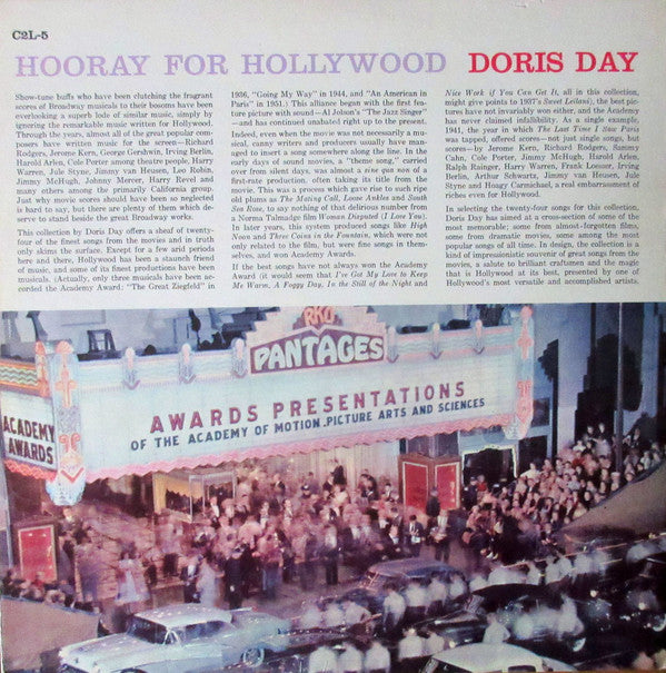 Doris Day - Hooray For Hollywood (2xLP, Album, Gat)