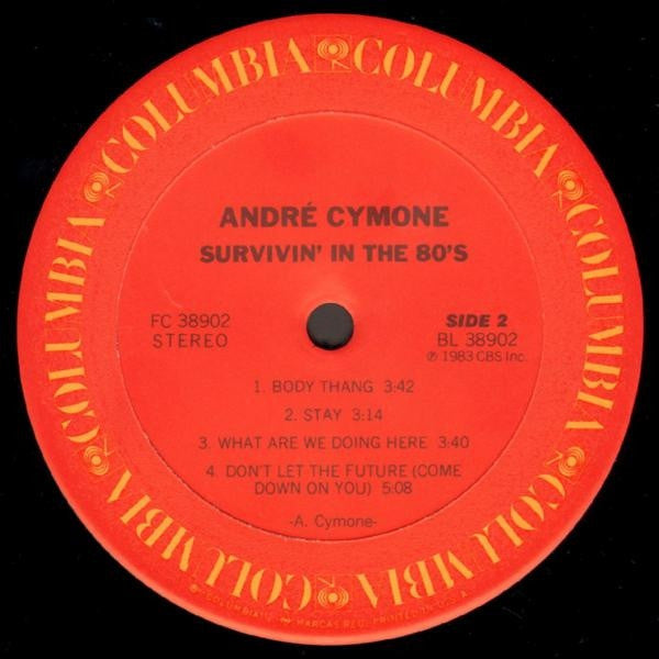 André Cymone - Survivin' In The 80's (LP, Album, Pit)