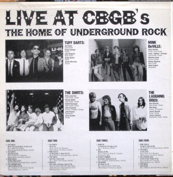 Various - Live At CBGB's - The Home Of Underground Rock(2xLP, Album...