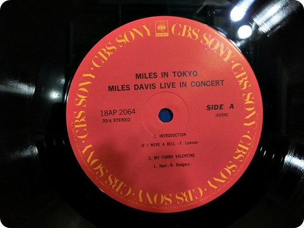 Miles Davis - Miles In Tokyo (LP, Album, RE)