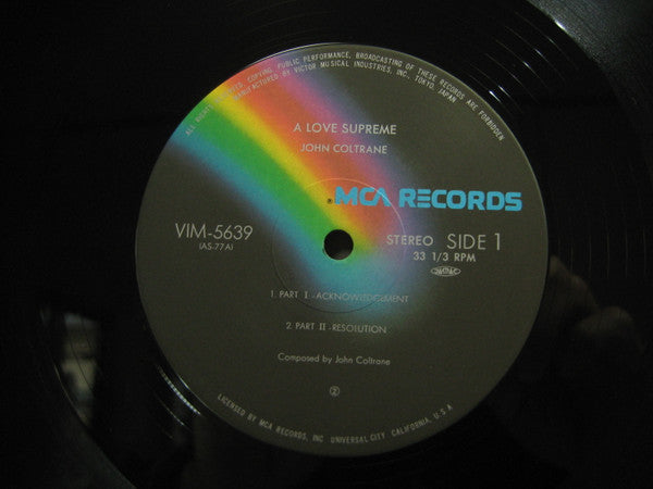 John Coltrane - A Love Supreme (LP, Album, Ltd, RE)