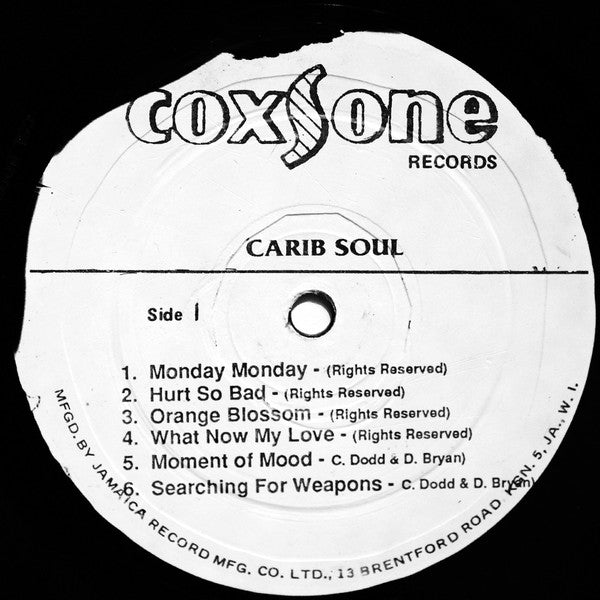 The Soul Bros.* - Carib Soul (LP, Album, RE)