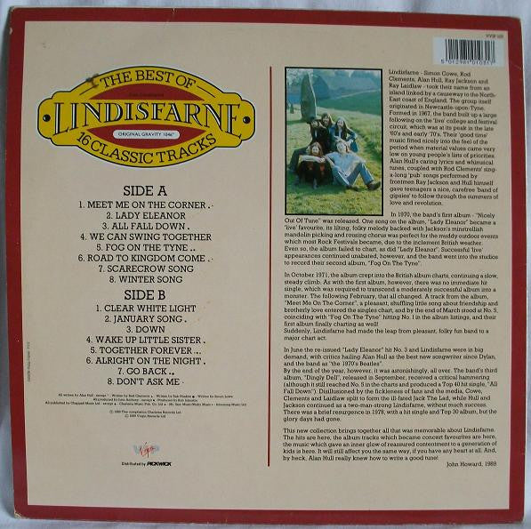 Lindisfarne - The Best Of Lindisfarne - 16 Classic Tracks (LP, Comp)