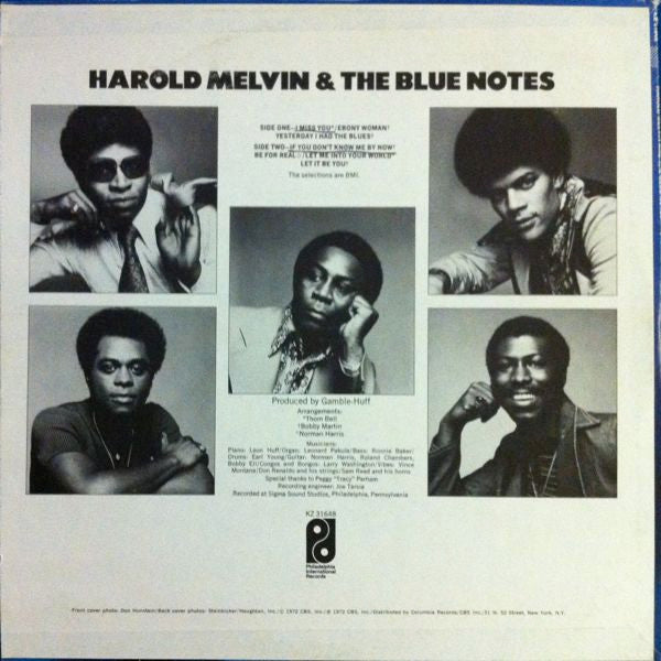 Harold Melvin And The Blue Notes - Harold Melvin & The Bluenotes(LP...