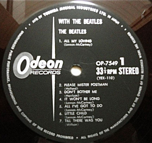 The Beatles - With The Beatles (LP, Album, RE, Bla)