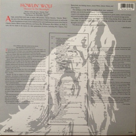 Howlin' Wolf - Moanin' In The Moonlight (LP, Album, RE, Pin)