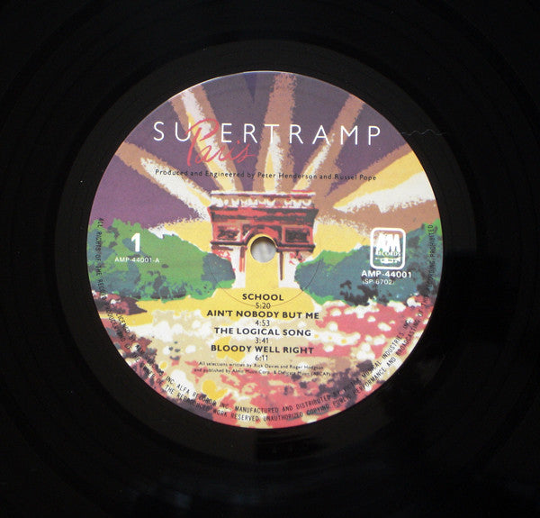 Supertramp - Paris (2xLP, Album)