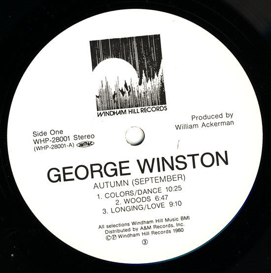 George Winston - Autumn (LP, Album)