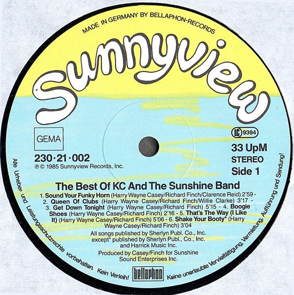 KC & The Sunshine Band - The Best Of KC And The Sunshine Band(LP, C...