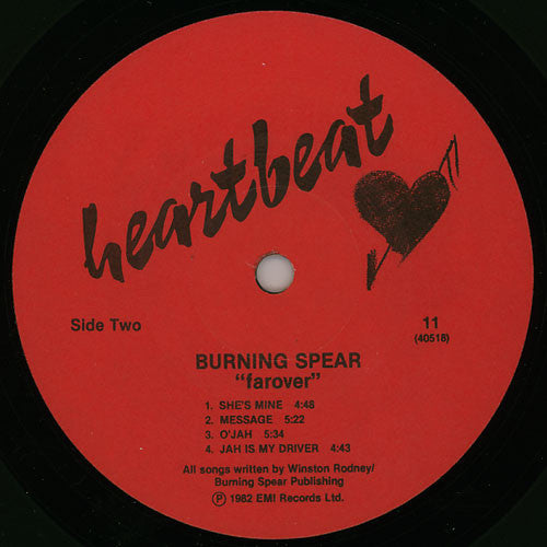 Burning Spear - Farover (LP, Album, RE)