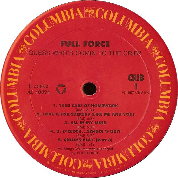 Full Force - Guess Who's Comin' To The Crib? (LP, Album)