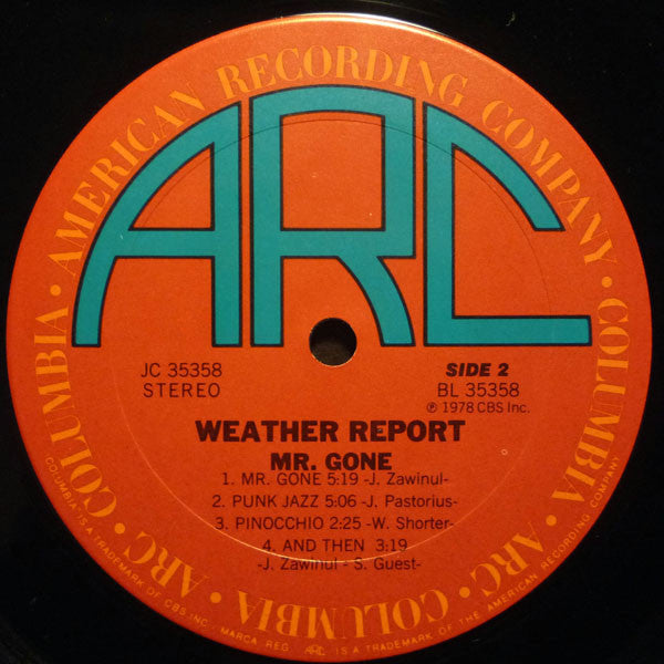 Weather Report - Mr. Gone (LP, Album, Ter)