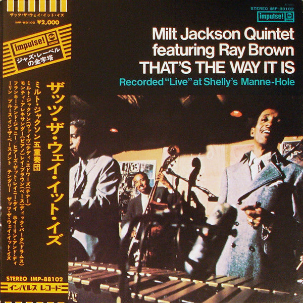 Milt Jackson Quintet - That's The Way It Is(LP, Album, RE)