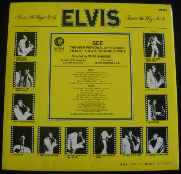 Elvis Presley - That's The Way It Is (LP, Album, RE, Gat)