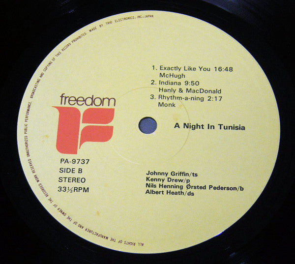 Johnny Griffin - A Night In Tunisia (LP, Album)