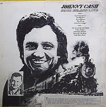 Johnny Cash - Rock Island Line (LP, Comp, RE)