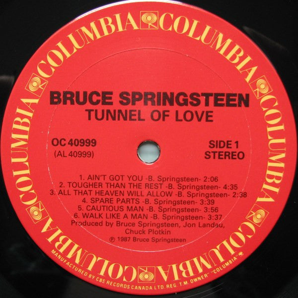 Bruce Springsteen - Tunnel Of Love (LP, Album)