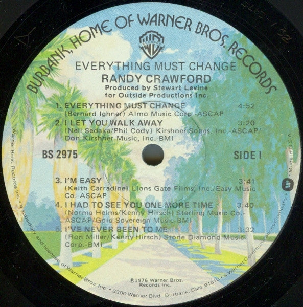 Randy Crawford - Everything Must Change (LP, Album)