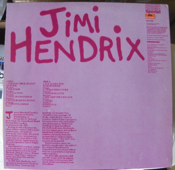 Jimi Hendrix - Jimi Hendrix (LP, Comp)