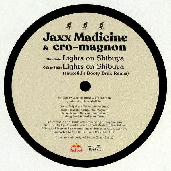 Jaxx Madicine & Cro-Magnon - Lights On Shibuya (12"")
