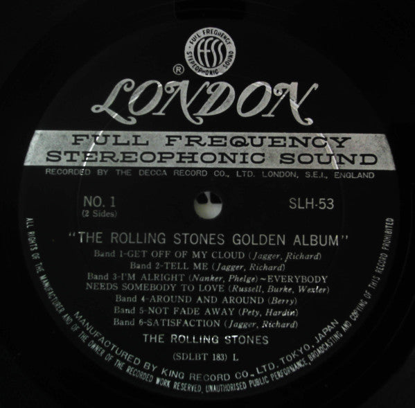 The Rolling Stones - The Rolling Stones Golden Album (LP, Comp, 1,8)