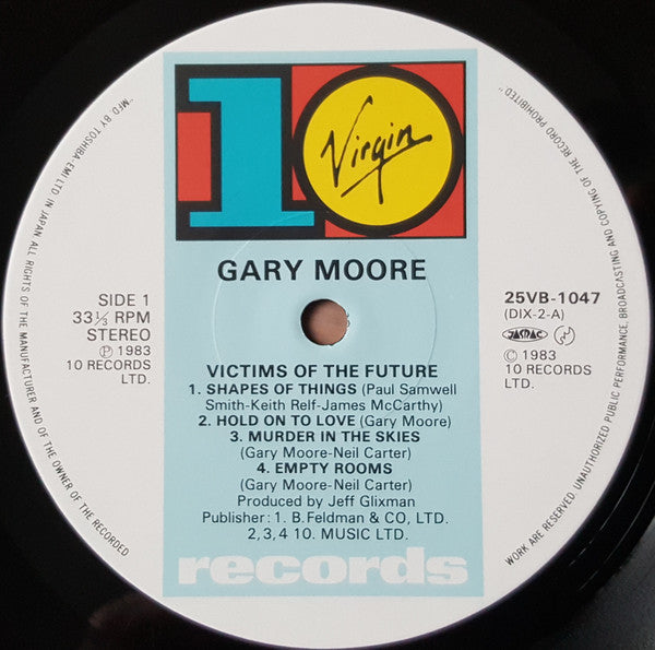 Gary Moore - Victims Of The Future (LP, Album, RE)