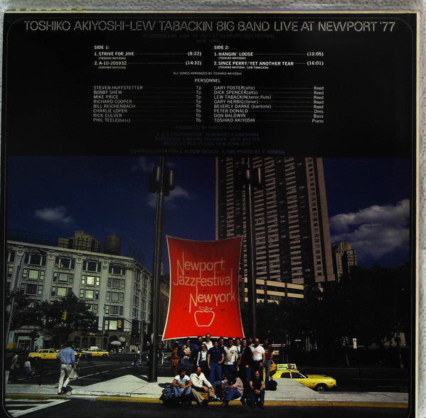 Toshiko Akiyoshi-Lew Tabackin Big Band - Live At Newport (LP, Promo)
