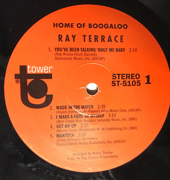 Ray Terrace - Home Of Boogaloo (LP, Album, RE)