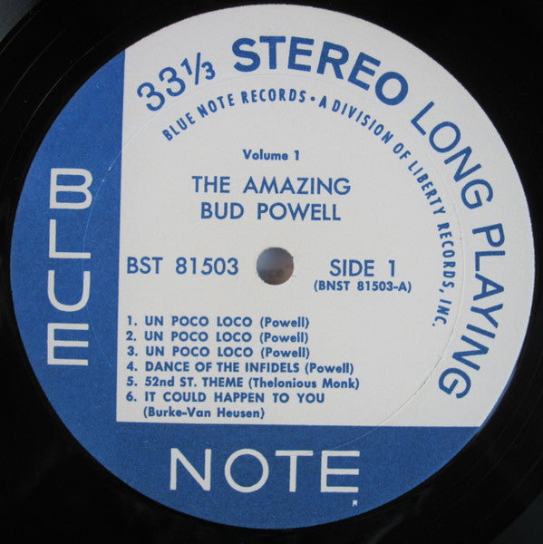 Bud Powell - The Amazing Bud Powell, Volume 1 (LP, Album, RE, RM)
