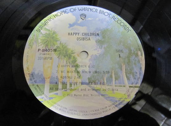 Osibisa - Happy Children (LP, Album, Gat)
