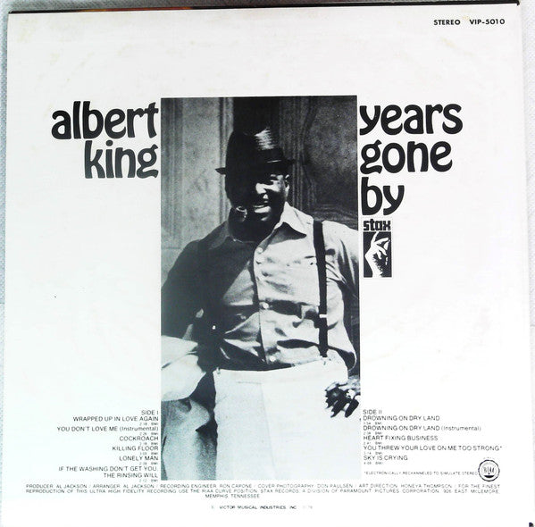 Albert King - Years Gone By (LP, Album, RE)