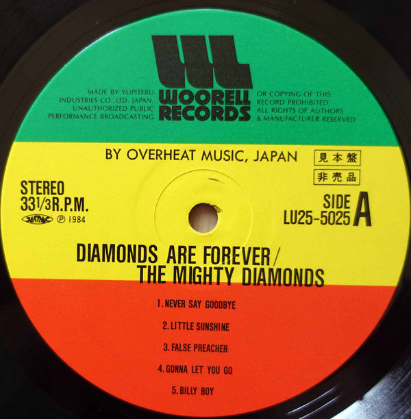 The Mighty Diamonds - Diamonds Are Forever (LP, Comp, Promo)