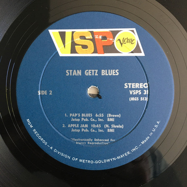 Stan Getz - Stan Getz Blues (LP, Comp)