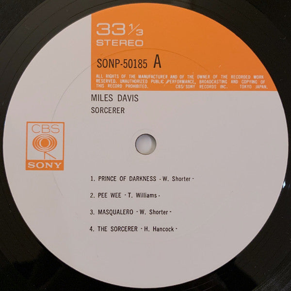 Miles Davis - Sorcerer (LP, Album)