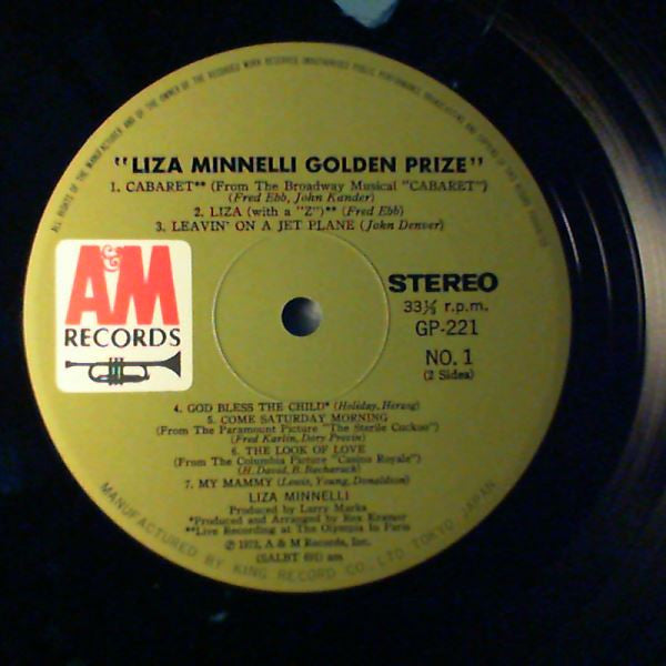 Liza Minnelli - Golden Prize (LP, Comp)