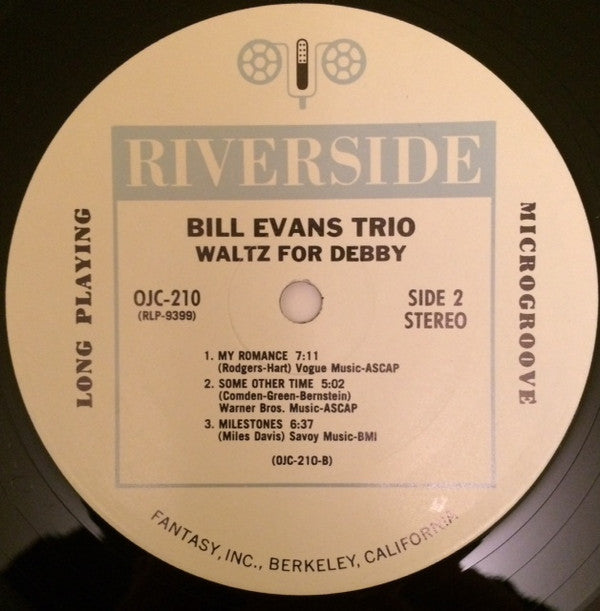 The Bill Evans Trio - Waltz For Debby(LP, Album, RE)