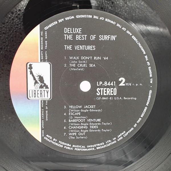 The Ventures - Deluxe - The Best Of Surfin' (LP, Comp)