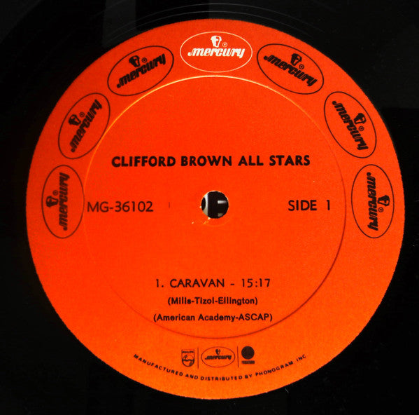 Clifford Brown All Stars - Clifford Brown All Stars (LP, Album, RE)