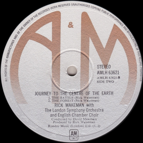 Rick Wakeman - Journey To The Centre Of The Earth (LP, Album, Gat)