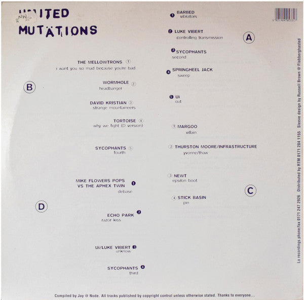 Various - United Mutations (Lo Recordings Vol 3) (2xLP, Comp)