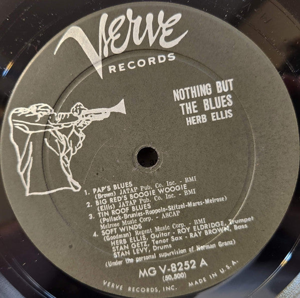 Herb Ellis - Nothing But The Blues (LP, Album, Mono)