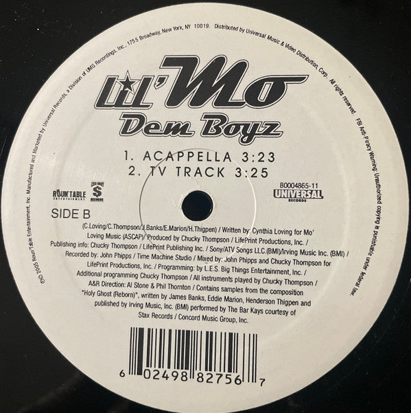 Lil' Mo - Dem Boyz (12"")