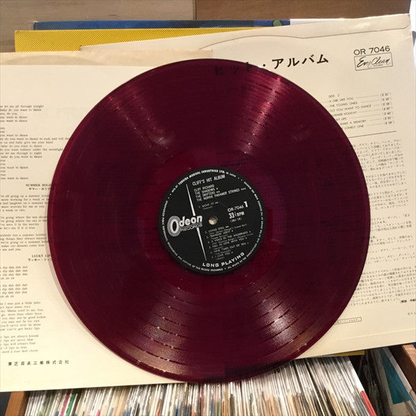 Cliff Richard - Cliff's Hit Album (LP, Comp, Red)