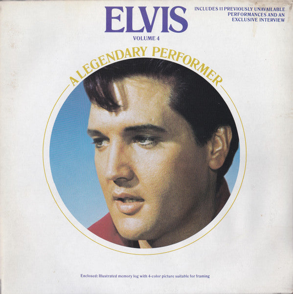 Elvis Presley - A Legendary Performer - Volume 4 (LP, Album)